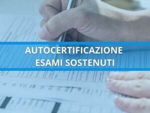 Autocertificazione Esami Sostenuti In PDF Scarica Ora