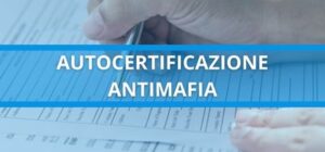 autocertificazione antimafia