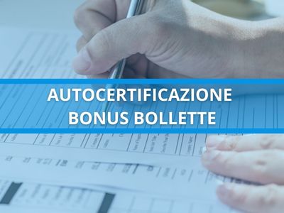 autocertificazione bonus bollette