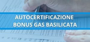 autocertificazione bonus gas basilicata