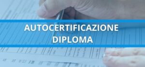 autocertificazione diploma