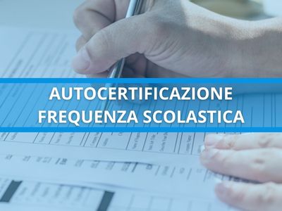 autocertificazione frequenza scolastica