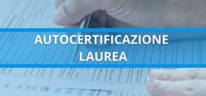 autocertificazione laurea