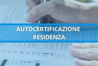 autocertificazione residenza