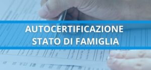 autocertificazione stato di famiglia*